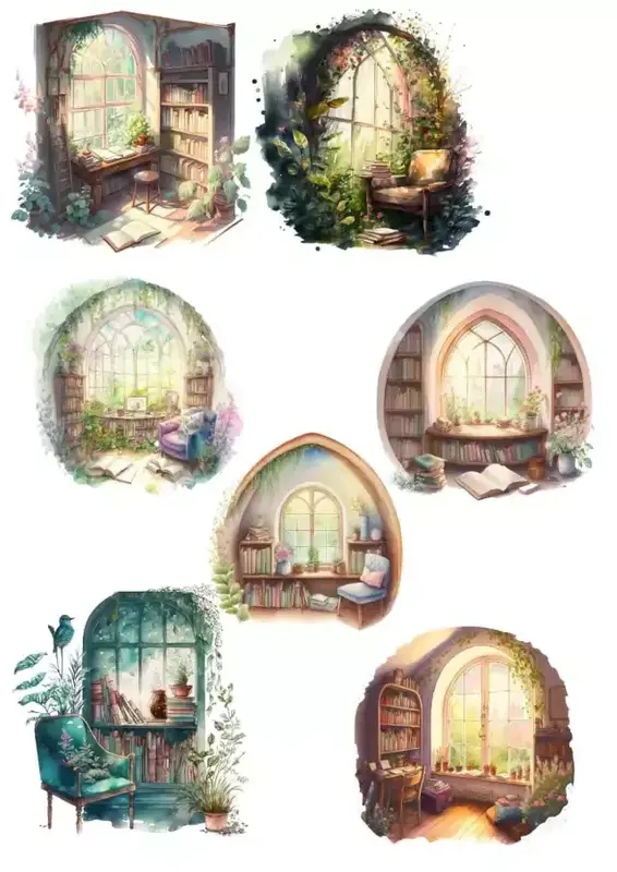 Quartos com Livros