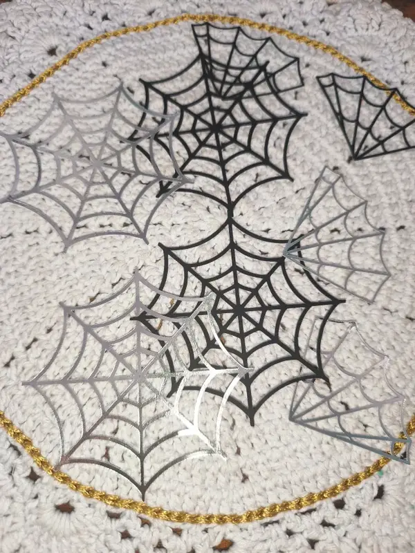 Die cuts - Teia de Aranha e Morcegos - Caixa Halloween